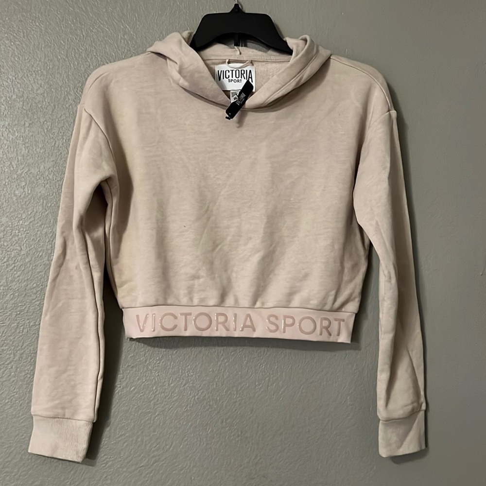 Victoria’s Secret sport shine logo crop hoodie